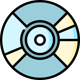 disco ottico icona