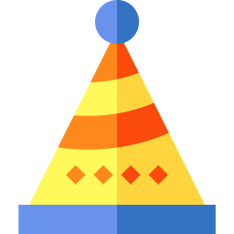 sombrero de fiesta icono