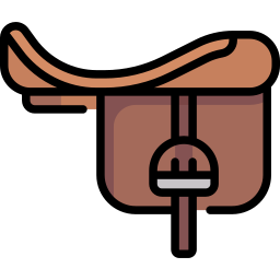 Horse saddle icon