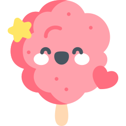 Cotton candy icon