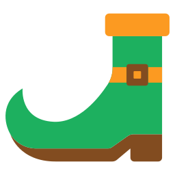 Leprechaun shoe icon