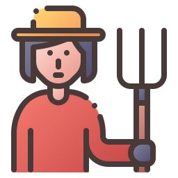 agricultor icono