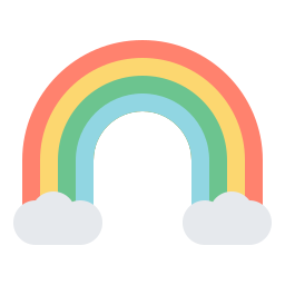arco-íris Ícone