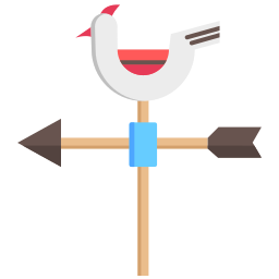 Weathercock icon