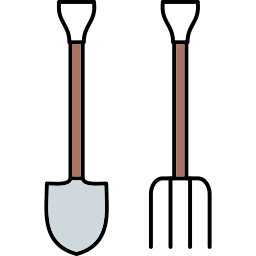 Gardening tools icon