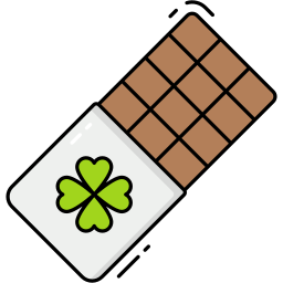 barretta di cioccolato icona