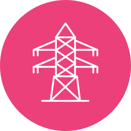 Electric tower icon