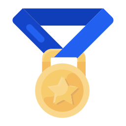 Star medal icon