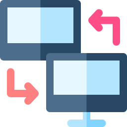 transferencia de datos icono