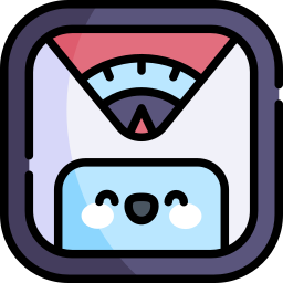 Weight scale icon