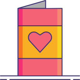 Greeting card icon