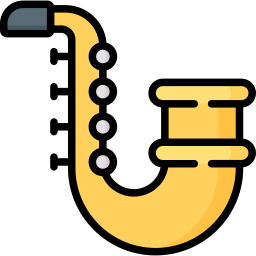 saxofón icono