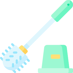 Toilet brush icon