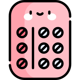 Contraceptive pills icon