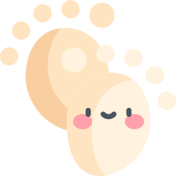 pés de bebê Ícone