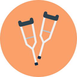 Crutches icon