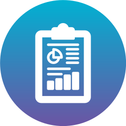 rapport d'activité Icône