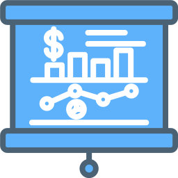 relatório de negócios Ícone