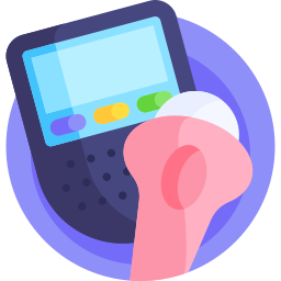 Doppler fetal monitor icon