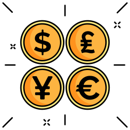 waluta pieniężna ikona