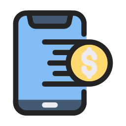 Mobile banking icon