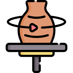 Potter wheel icon