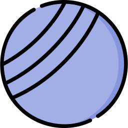 pelota de gimnasia icono