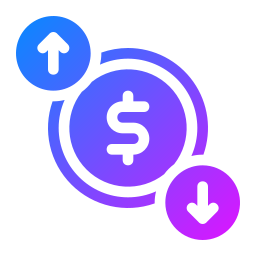 dólar icono