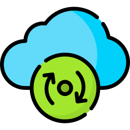 Cloud sync icon