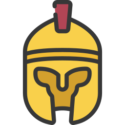 romeinse helm icoon