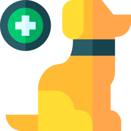 Therapy dog icon