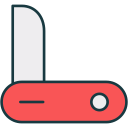 cuchillo de bolsillo icono