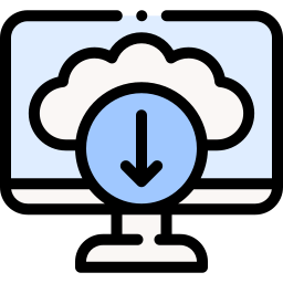 Cloud download icon