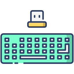 klawiatura bezprzewodowa ikona