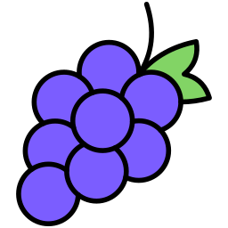 uvas icono