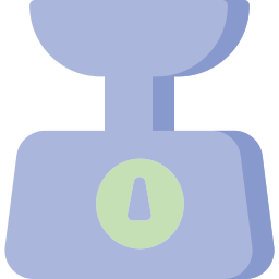 Kitchen scale icon