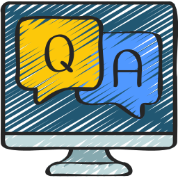 Question and answer icon