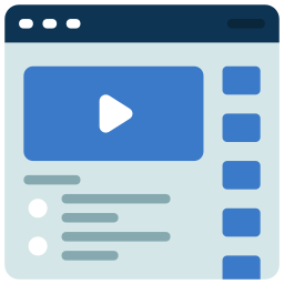 ビデオストリーミング icon