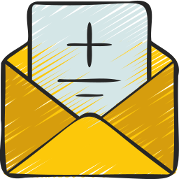 lettera di invito icona