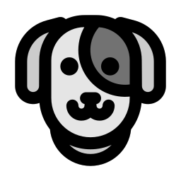 pies dalmatyńczyk ikona