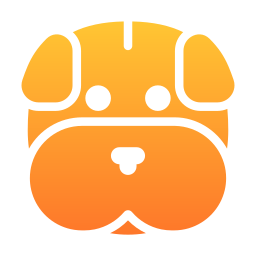 bulldog gezicht icoon