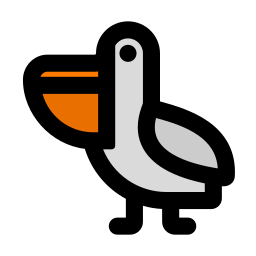 Пеликан иконка