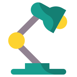 Desk lamp icon