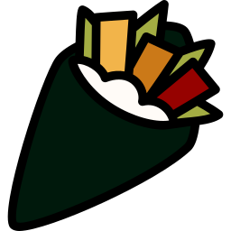 rolka sushi ikona