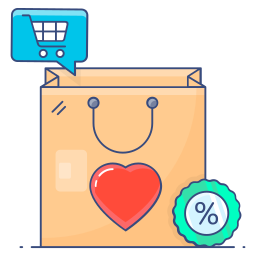 Shopping bag icon