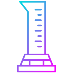 Graduated cylinder icon