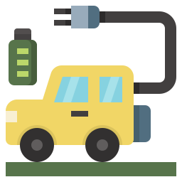 Electric car icon