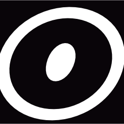 cerchio in un quadrato icona