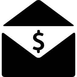 envelop met geld erin icoon