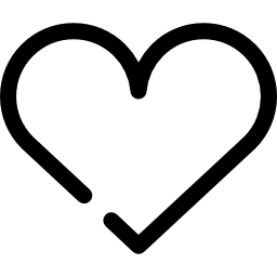 cuore di amore di san valentino icona